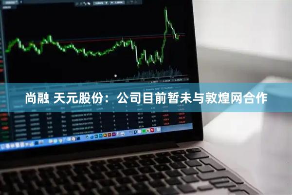 尚融 天元股份：公司目前暂未与敦煌网合作
