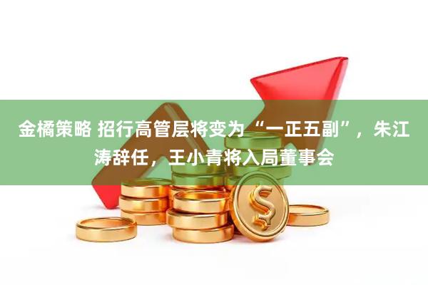 金橘策略 招行高管层将变为 “一正五副”，朱江涛辞任，王小青将入局董事会